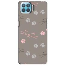 Чохол з малюнком кіт на Oppo A93 – Лапи і вуса