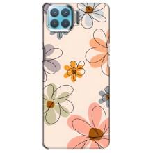 Чехол с цветочным принтом на Оппо А93 – Разноцветные цветы