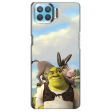 Чохол з мультфільмом Шрек на Oppo A93 – Шрек і осел