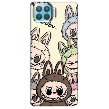 Чохол з Лабубу на Oppo A93 (Колаж Лабубу)