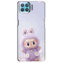 Чохол з принтом Лабубу для Oppo A93 – Фіолетовий Лабубу