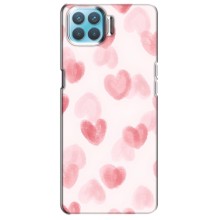 Чехол с розовым рисунком для Oppo A93