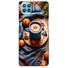 Чохол з унікальним дизайном 'Осінь з кавою' для Oppo A93 – Кава і гарбузики