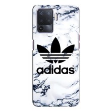 Чехлы Адидас для Oppo A94 (AlphaPrint) (Адидас на мраморе)
