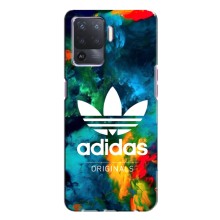 Чехлы Адидас для Oppo A94 (AlphaPrint) (Яркий Адидас)