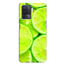 Чехлы с Фруктами для Oppo A94 (VPrint) (Лайм)