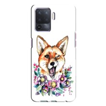 Чехлы с картинкой Лисички для Oppo A94 (VPrint) (Веселая лисичка)