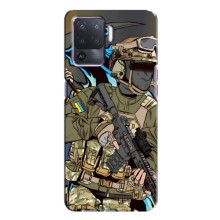 Чехлы с картинкой ЗСУ для Oppo A94 (AlphaPrint) (Воин ВСУ)