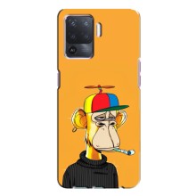 Чехлы с Обезьянами NFT для Oppo A94 (AlphaPrint) (Скучающая Обезьяна NFT)