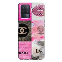 Чехол (Dior, Prada, YSL, Chanel) для Oppo A94 (Модница)
