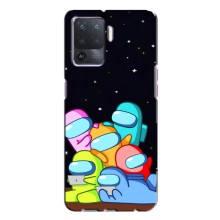 Чехол Амонг Ас для Oppo A94 (AlphaPrint) (Скины в космосе)