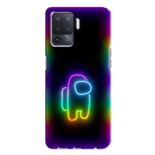 Чехол Амонг Ас для Oppo A94 (AlphaPrint) (Яркий скин)