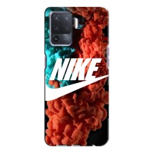 Чехол для Oppo A94 - с принтом Найк (AlphaPrint) (Дымчатый найк)
