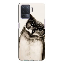 Чехол с птицами на Oppo A94 (VPrint) (Сова)