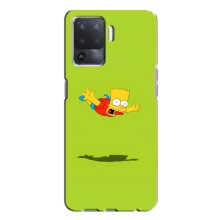 Чехол с Симпсонами для Oppo A94 (VPrint) (Барт Симпсон)