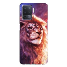 Чехол со Львом для Oppo A94 (VPrint) (Красочный Лев)