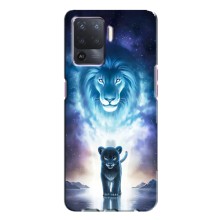 Чехол со Львом для Oppo A94 (VPrint) (Маленький лев)