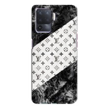 Чехол Стиль Louis Vuitton на Oppo A94 (LV на белом)