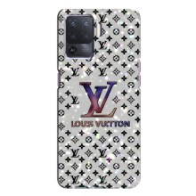 Чехол Стиль Louis Vuitton на Oppo A94 (Яркий LV)