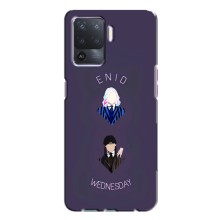 Чехлы Венсдей на Oppo A94 Уэнсдей (AlphaPrint) (Уэнздей и подруга)