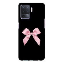 Чехол банты для Oppo A94 – Бант на черном