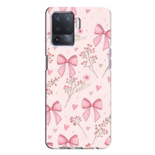 Чехол банты для Oppo A94 – Банты с цветами