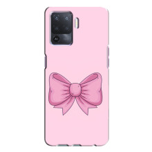 Чехол банты для Oppo A94 – Розовый бантик