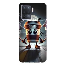 Чехол с мемом Тралалело тралала на Oppo A94 (Капучино асасино)