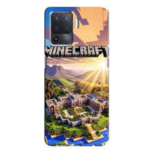 Чохол з картинками Майнкрафт для OPPO A94 (Minecraft)