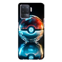 Чехол с Пикачу на Oppo A94 (Мяч Пикачу)