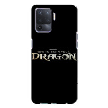 Чохол з принтом дракон Беззубик OPPO A94 (Напис Дракон)