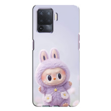 Чохол з принтом Лабубу для Oppo A94 – Фіолетовий Лабубу