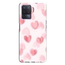 Чехол с розовым рисунком для Oppo A94