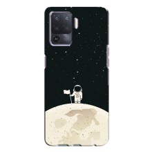 Космические Чехлы для Оппо А94 (VPrint) (На луне)