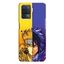Купить Чехлы на телефон с принтом Anime для Оппо А94 (Naruto Vs Sasuke)