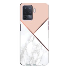 Мраморный чехол на Oppo A94 (VPrint) (Тройной мрамор)