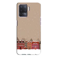 Новогодние, Праздничные Чехлы для Oppo A94 - 2024 год (Зимний город)