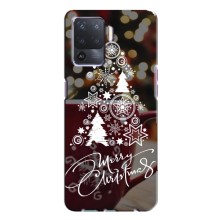 Рождественские Чехлы для Oppo A94 (VPrint) (Елочка узорная)
