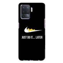 Силиконовый Чехол на Oppo A94 с картинкой Nike (Later)