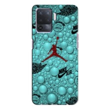 Силиконовый Чехол Nike Air Jordan на Оппо А94 (Джордан Найк)