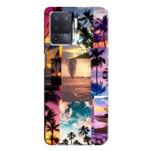 Силиконовый чехол с КАРТИНКАМИ лето для Oppo A94 (AlphaPrint) (Летний отпуск)