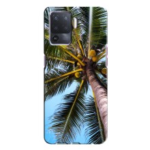 Силиконовый чехол с КАРТИНКАМИ лето для Oppo A94 (AlphaPrint) (Пальма)