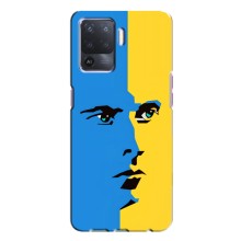 Украинские Чехлы для Oppo A94 с картинкой УПА (AlphaPrint) (Степан Бандера)