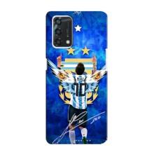 Чехлы для Oppo A95 (Leo чемпион) (AlphaPrint) (Месси сборная)