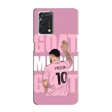 Чехлы Лео Месси в Майами на Oppo A95 – GOAT MESSI