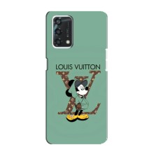 Чохли Луі Вітон для Oppo A95 (AlphaPrint - LOUIS VUITTON) (Міккі Маус LV)