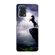 Чехлы с изображением разных животных для Oppo A95 (Лошадь)