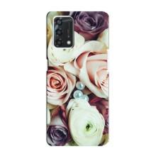 Чехлы с принтом Розочки для Oppo A95 – Букет РОЗ