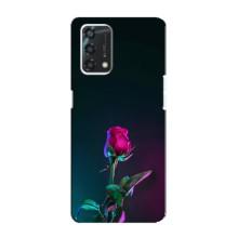 Чехлы с принтом Розочки для Oppo A95 – Ночная роза