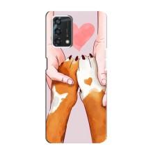 Чехлы с собаками для Oppo A95 (VPrint)